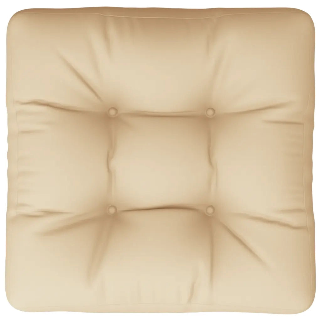 Cuscino per Pallet Beige 50x50x12 cm in Tessuto 360428