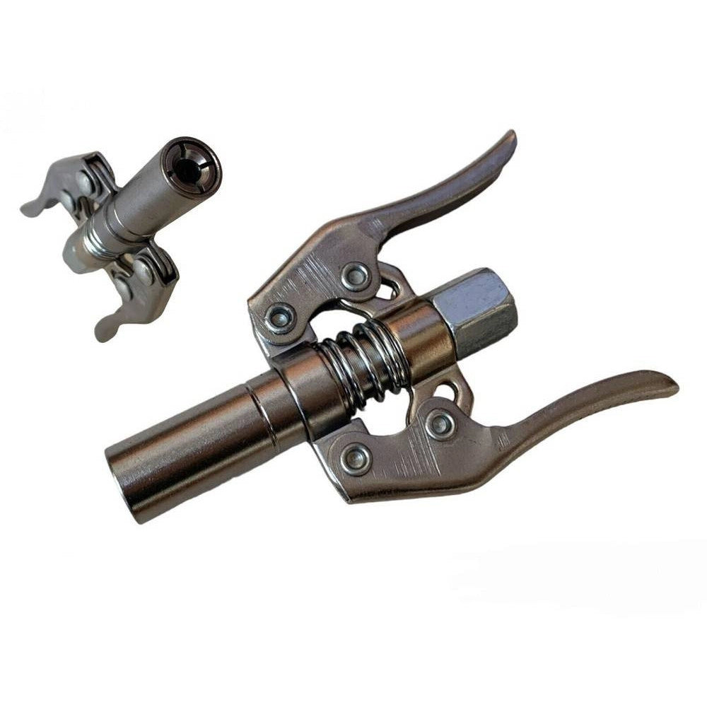 Trade Shop - Ugello Accoppiatore Per Ingrassatore Pompa Grasso Autobloccante A Molla 07437 -
