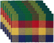 Tavolino in cotone 100%, set di tovaglioli, 13x19, copertura estiva, 6 pezzi