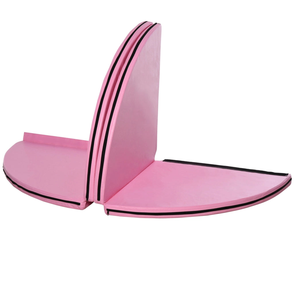 Tappetino da pole dance pieghevole ¨C zephmum ¨C rosa ?150cm spessore 5cm