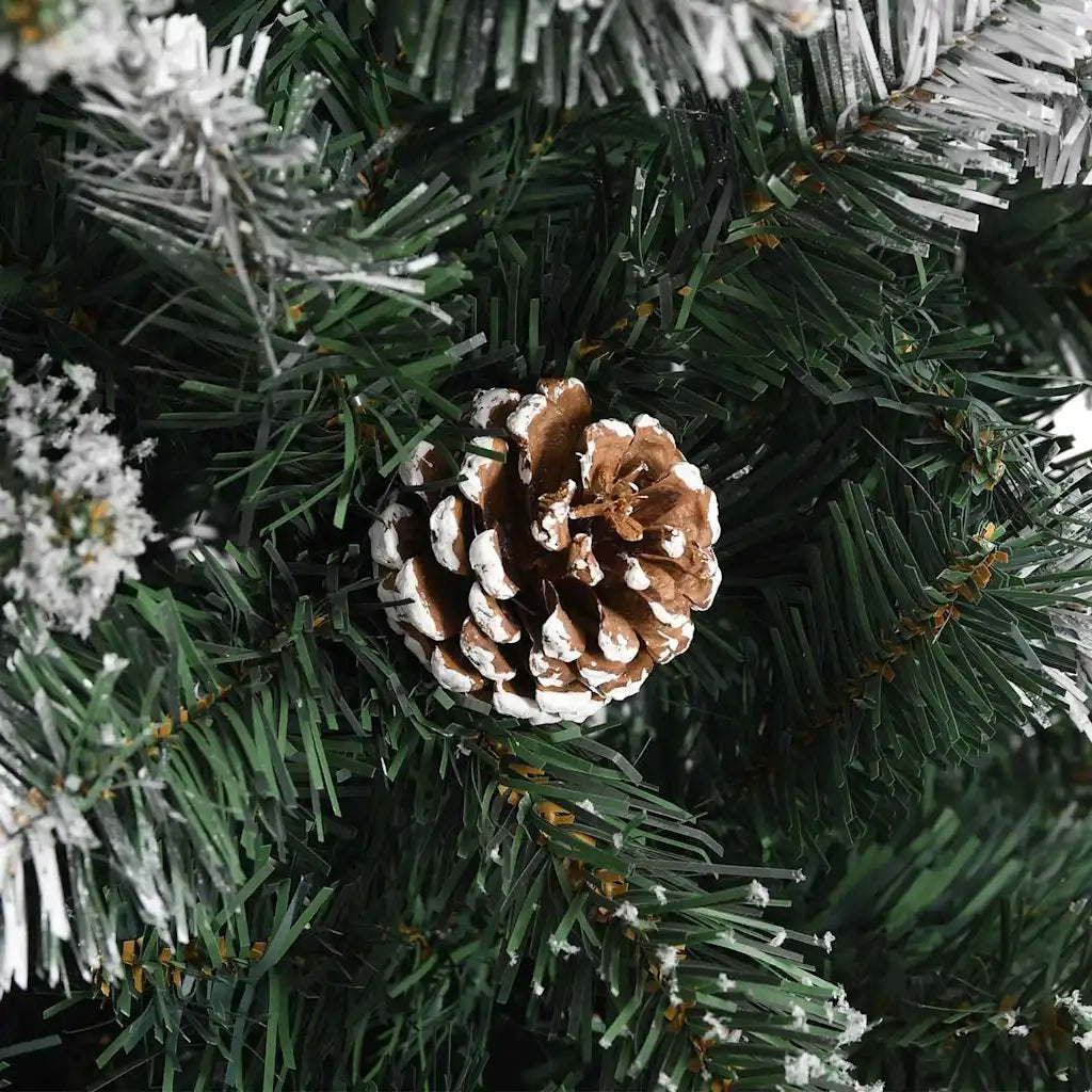 Albero di Natale artificiale con 300 LED Verde 210 cm