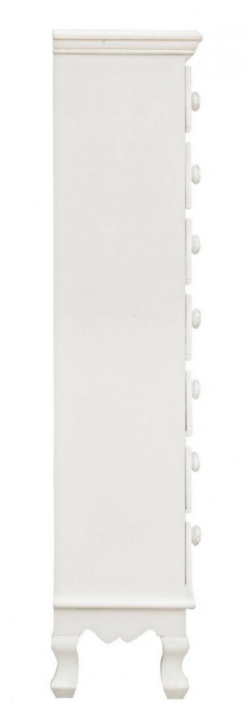 Cassettiera Legno Bianco Rustico da Interno - CLARA