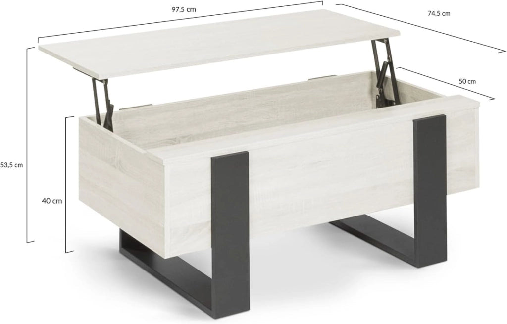 Tavolino PHOENIX, legno grigio