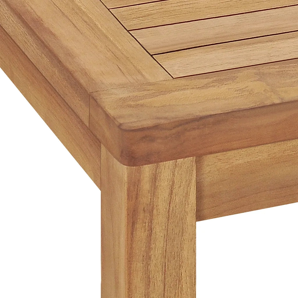 Set da pranzo da giardino 7 pz 140x80 cm in legno massello di teak 3059932