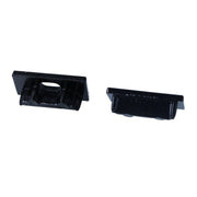 Kit Terminali Tapi di Chiusura In Metallo Con e Senza Foro Colore Nero Per Profilato Alluminio BAZ1707B