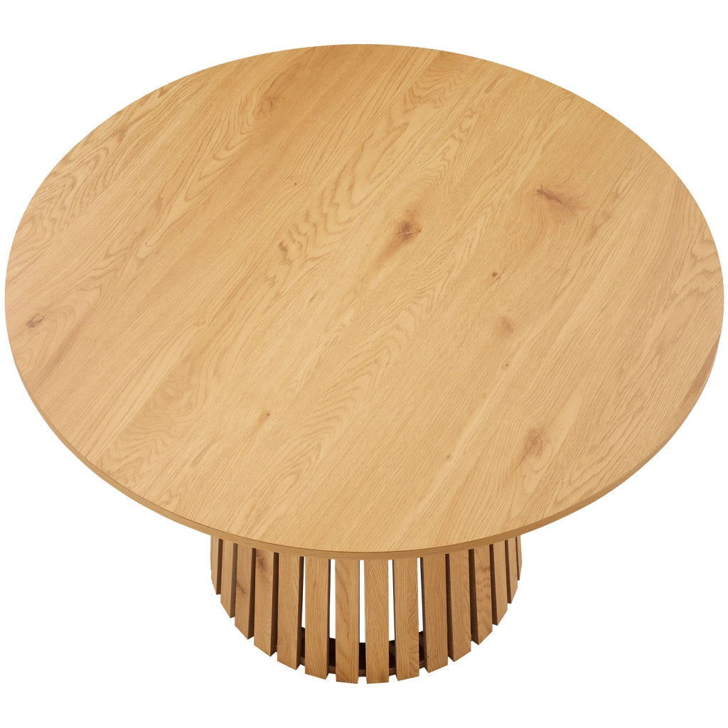 LIV Tavolo da pranzo rotondo 110 cm in stile scandinavo