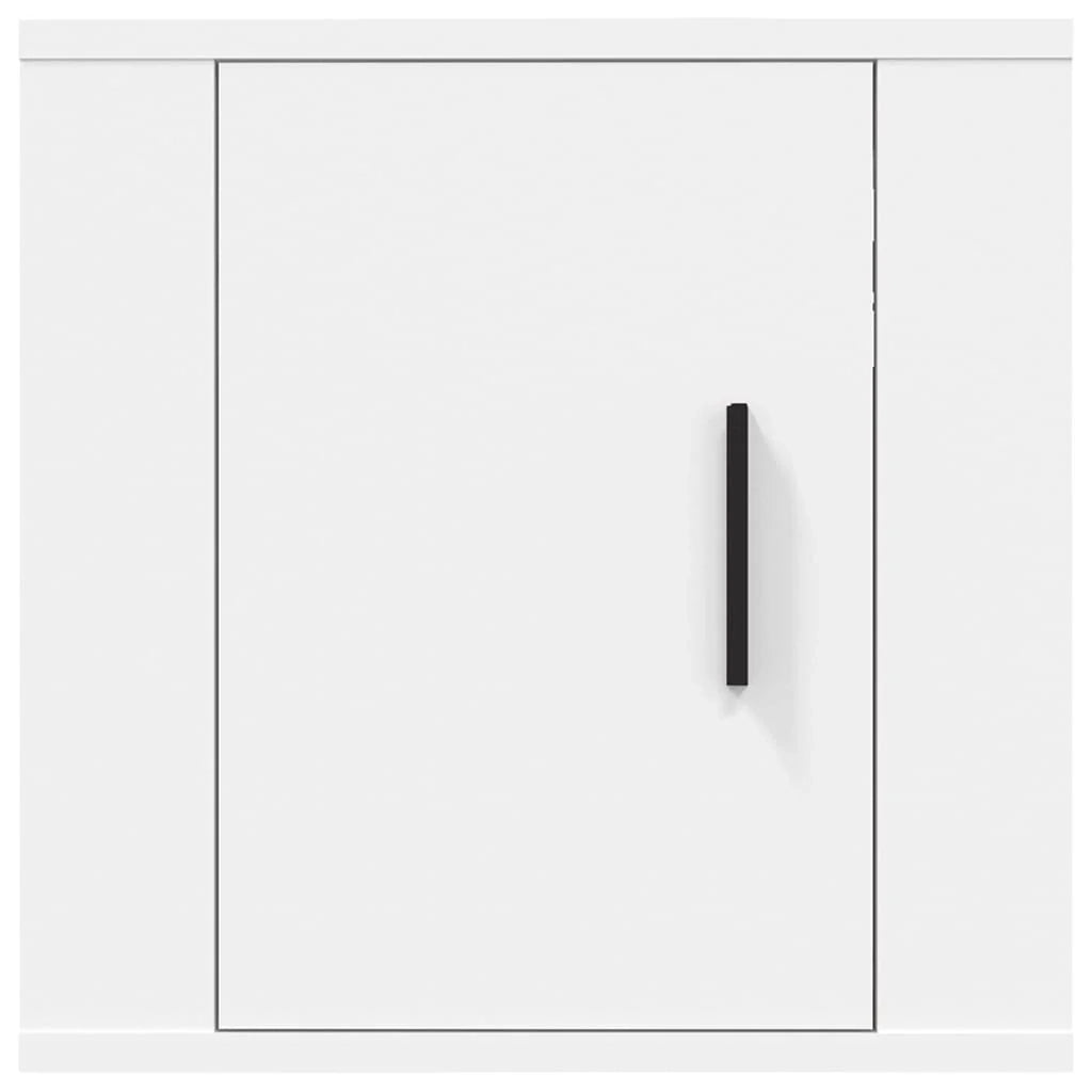 Mobile TV multimediale da parete mensola TV credenza mobile TV sala da pranzo soggiorno camera da letto 2 pezzi 40 x 34,5 x 40 cm bianco 02_0028909