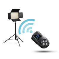 Niova 900 Plus Bi Colour LED con stativo per luci e batteria ricaricabile NP-F, luce a pannello dimmerabile, treppiedi con smorzamento a molla, luce da studio con telecomando