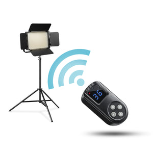 Niova 900 Plus Bi Colour LED con stativo per luci e batteria ricaricabile NP-F, luce a pannello dimmerabile, treppiedi con smorzamento a molla, luce da studio con telecomando