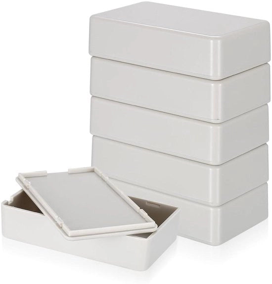 Scatola di interruttore elettronica in plastica per esterno bianca - Scatola di commutazione 85 x 50 x 21 mm