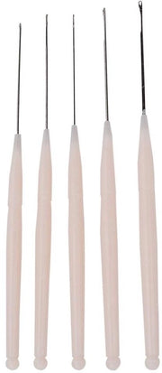 Set di ago per filo di seta 5 pezzi - ago per iniziale - ago per gioielli - diametro fino a 1,8 mm - ideale per lavori creativi - ago per gioielli