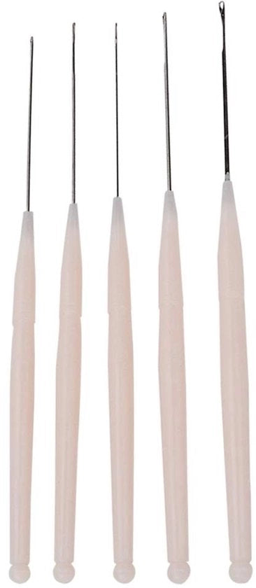 Set di ago per filo di seta 5 pezzi - ago per iniziale - ago per gioielli - diametro fino a 1,8 mm - ideale per lavori creativi - ago per gioielli