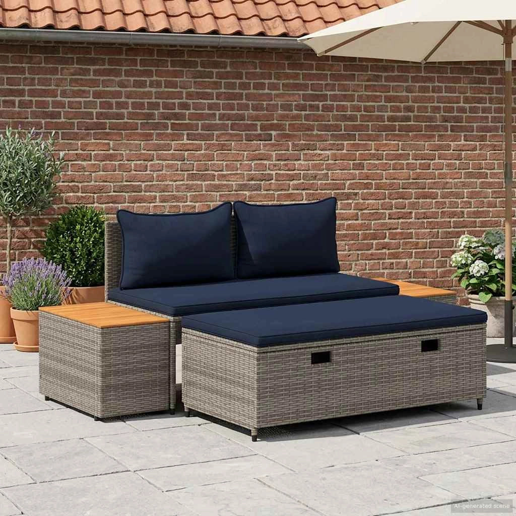 Set di divani da esterno 4 -Seater 4 pz 55 x 30 x 39 cm 42025893