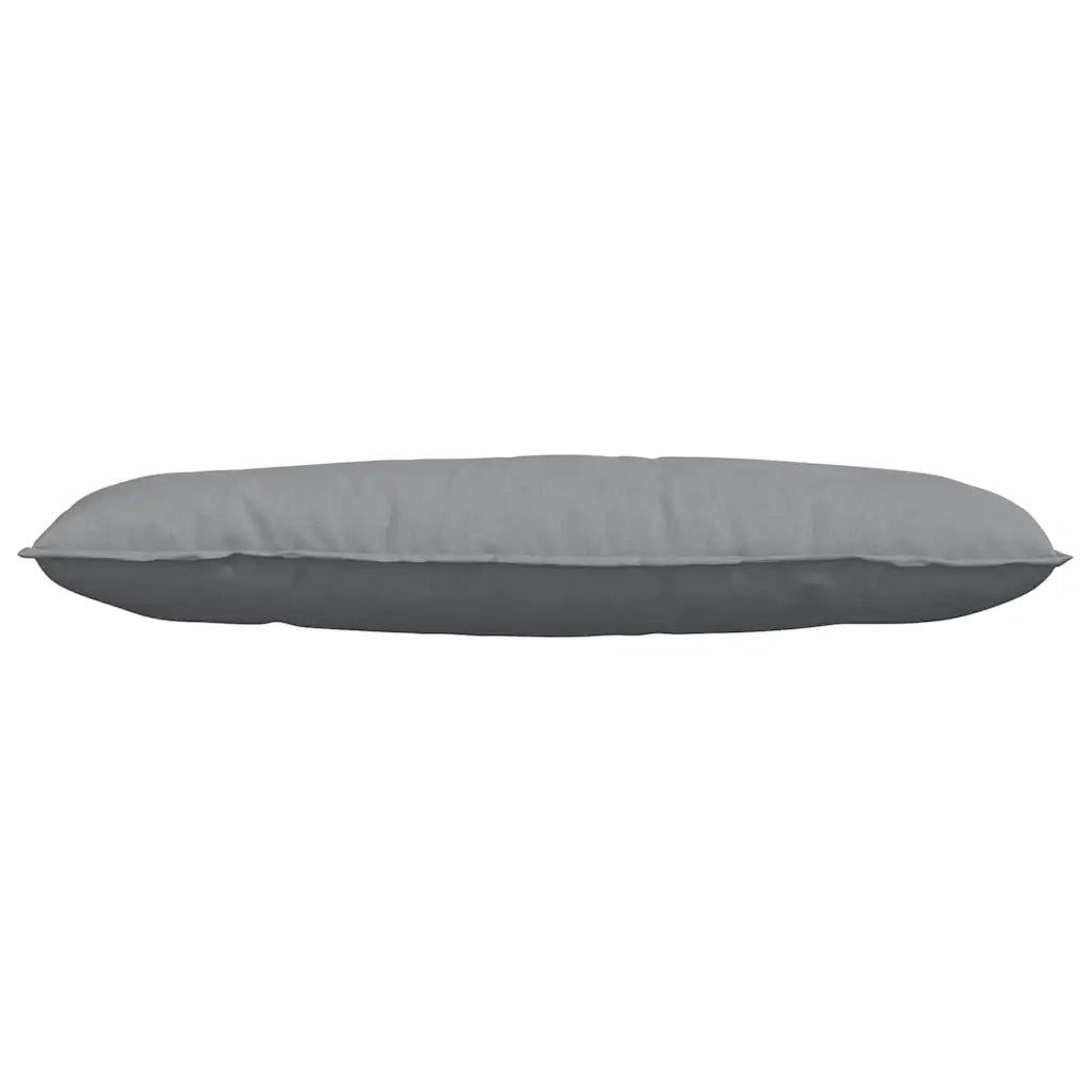 Cuscino per Schiena Grigio chiaro 120 x 19 x 50 cm Tessuto