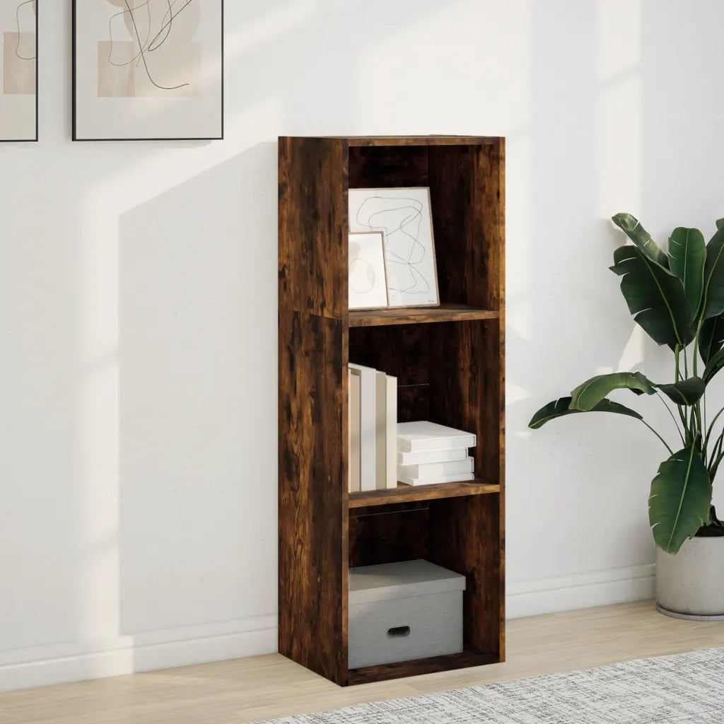 vidaXL Libreria Rovere Fumo 40x30x114 cm in Legno Multistrato