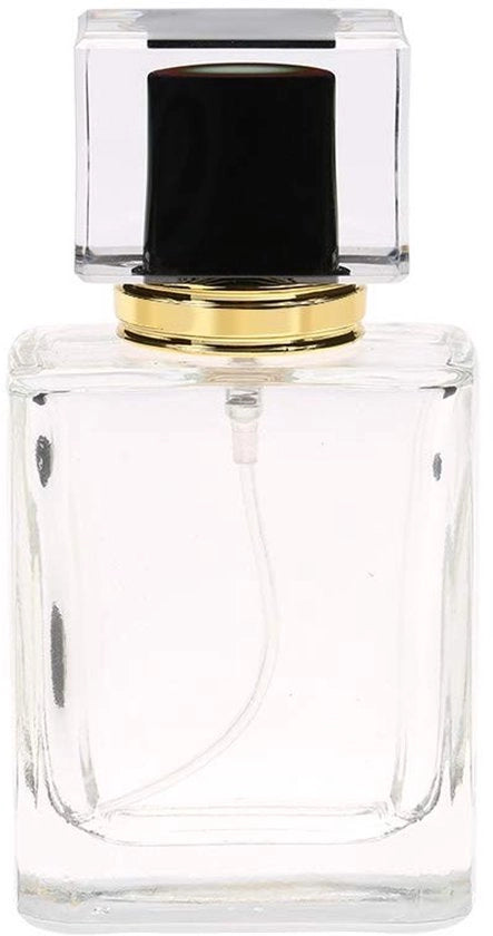 Spruzzatore di Profumo Portatile - Flacone di Profumo 50ml - Flacone in Vetro - Design Unico - Facile da Riempire