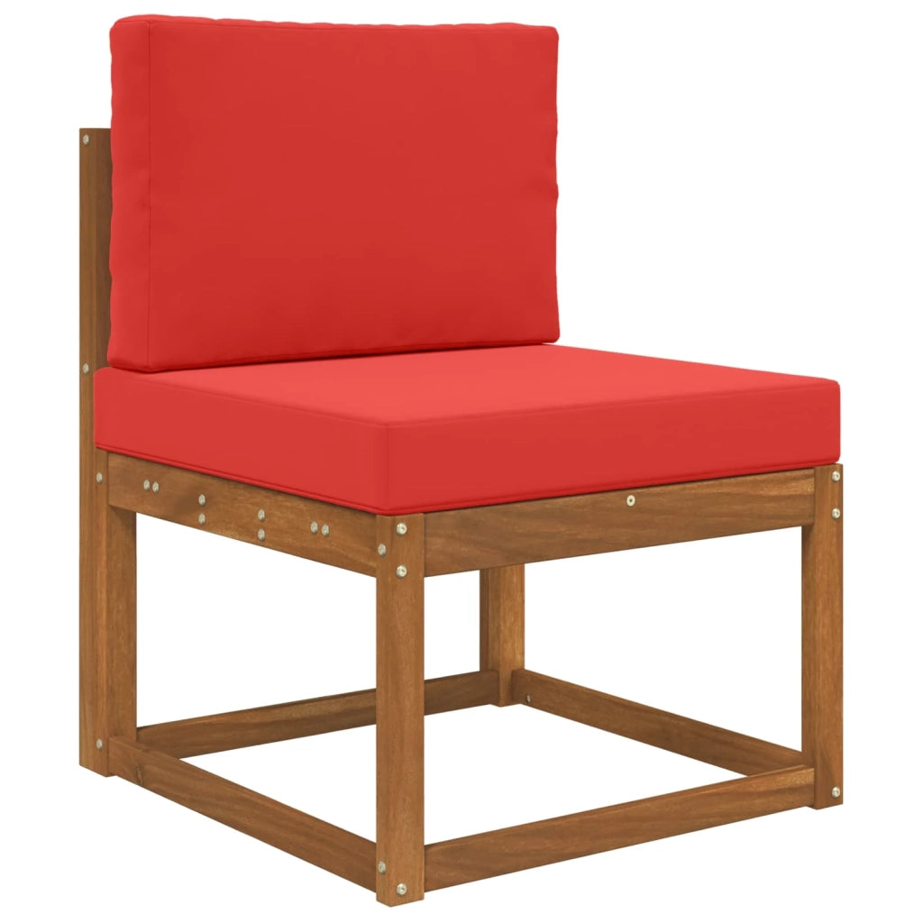Cuscino per divano da esterno 2 pcs Rosso Poliestere 900716