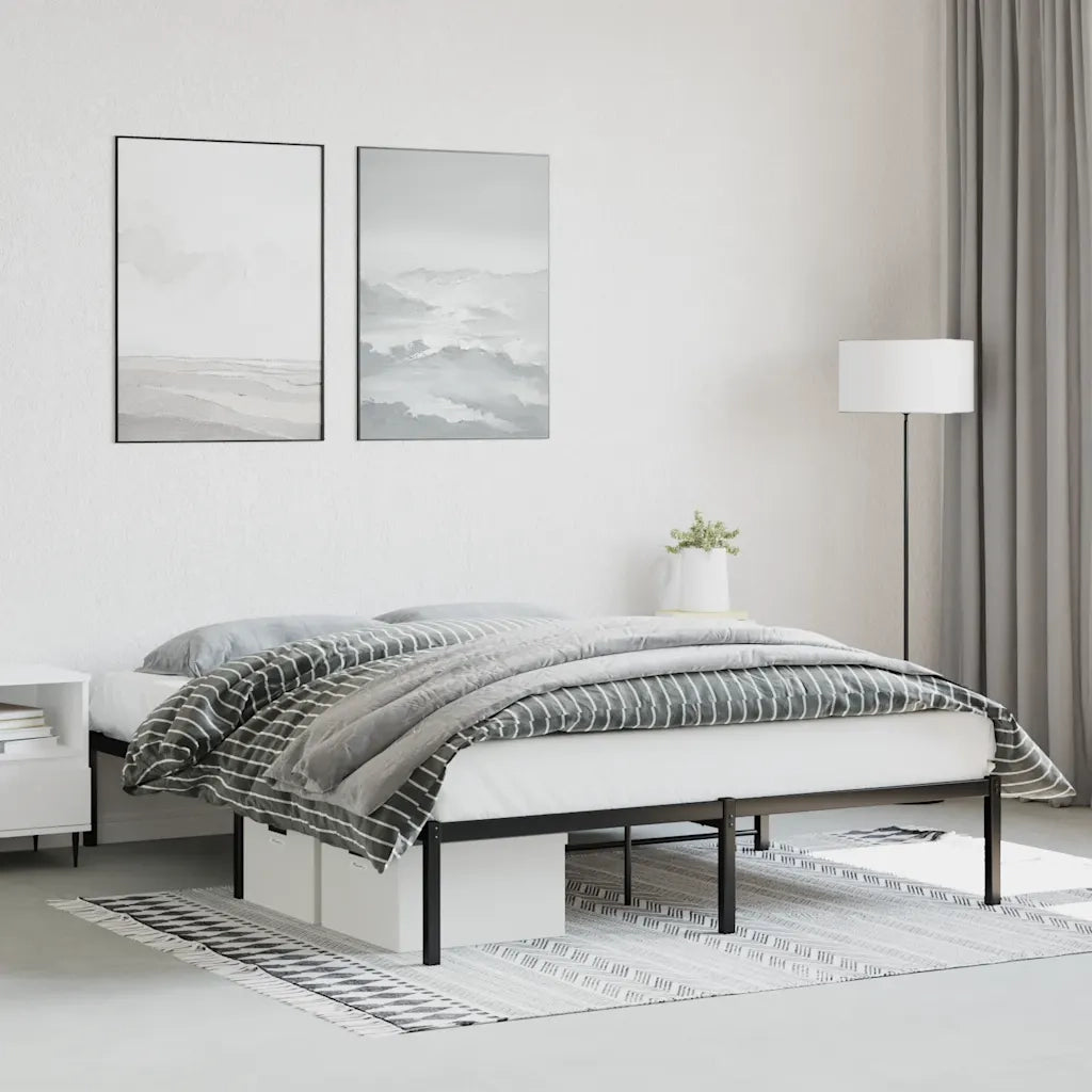 Giroletto in Metallo Nero 160x200 cm 373658
