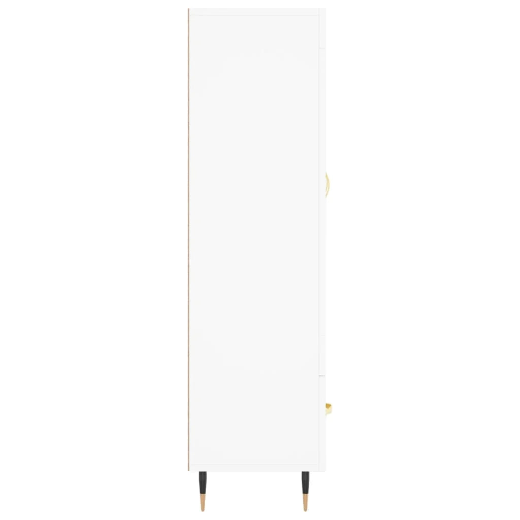 Buffet credenza cassettiera mobiletto mobile contenitore organizer cucina soggiorno salotto alto 69,5 x 31 x 115 cm legno ingegnerizzato bianco 02_0032512