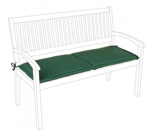 Cuscino Poly180 Verde Scuro per Panca 2 Posti in Tessuto per Esterno