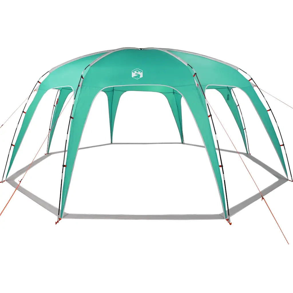 Tenda per Feste-Tenda da campeggio Verde Mare Impermeabile 315285