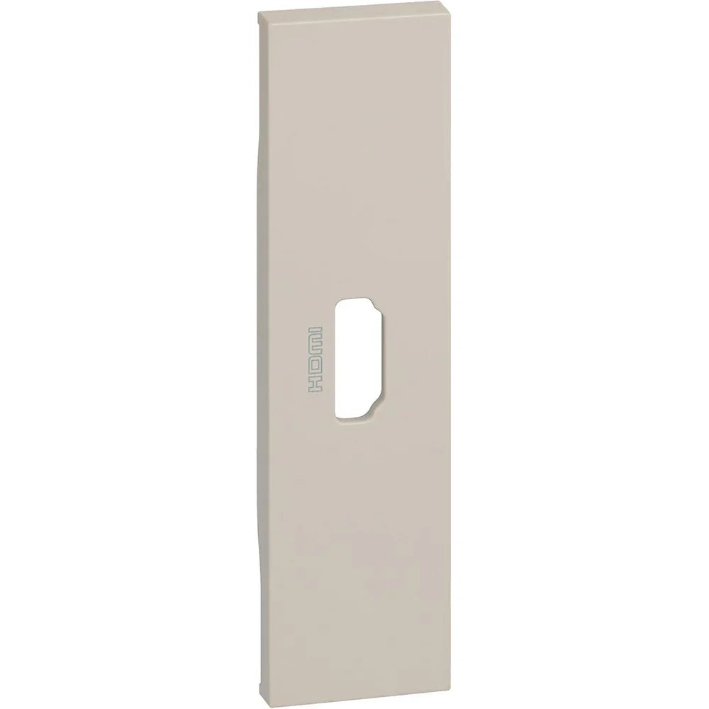 Cover Bticino Living Now per connettore HDMI 1 modulo sabbia KM14
