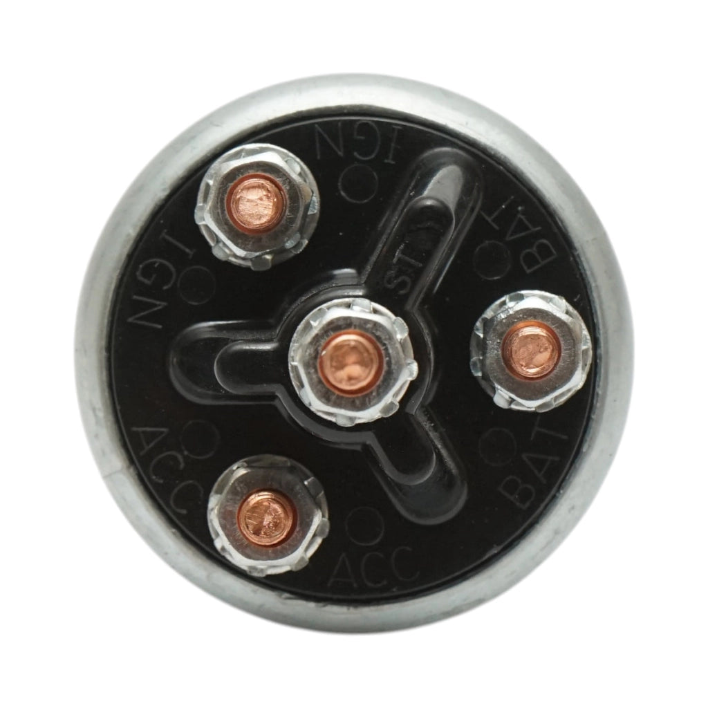 Contatto di avviamento tipo 129 con 2 chiavi  Compatibilità: Bobcat  Codici OEM: 6666548, 6691594, 6665606, 6724282