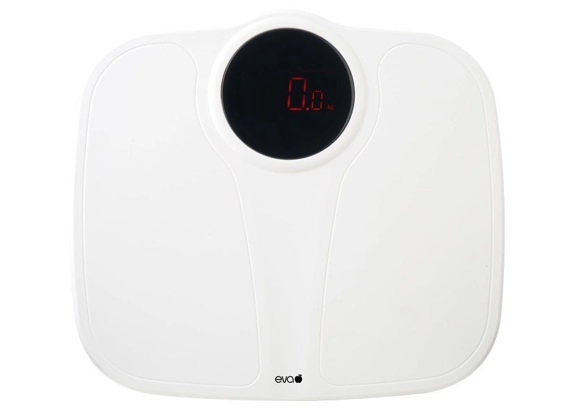 Bilancia Pesapersone da Bagno Digitale in Abs Bianca 200 kg 100 gr