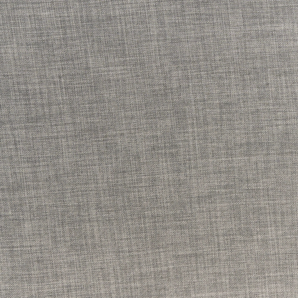 Letto matrimoniale in tessuto grigio chiaro con rete a doghe 140 x 200 cm stile contemporaneo