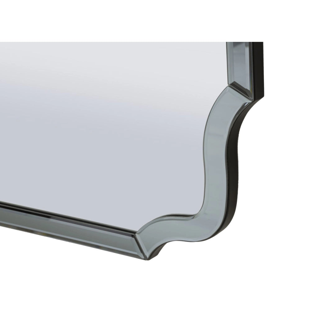 Specchio con Cornice Classico 8, Grigio, MDF, 150x60x2 cm