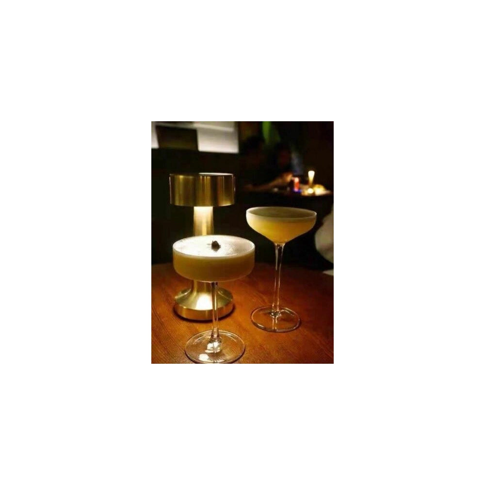 Trade Shop - Lampada Da Tavolo A Led Vintage Ricaricabile Usb Lume Luce Calda Per Bar Locali -