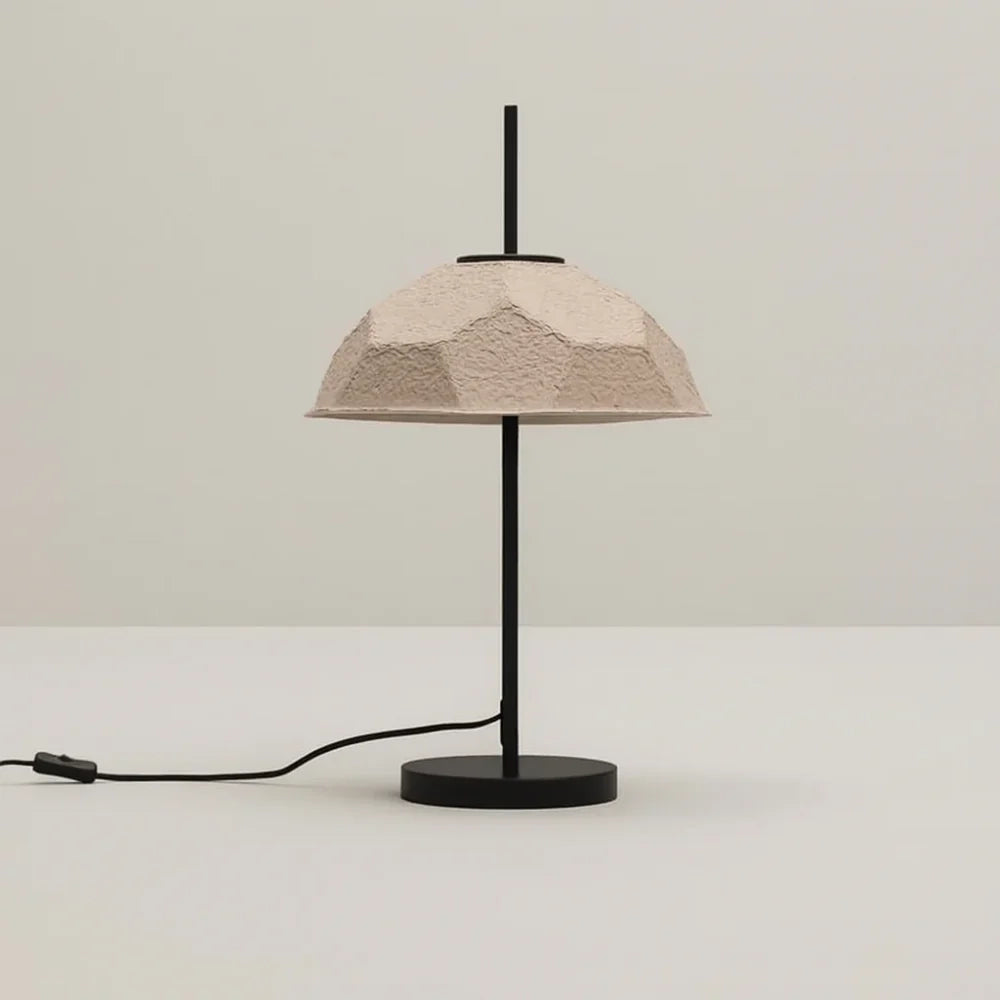 Lampada da tavolo Turtle in cartone riciclato tortora | Duzzle