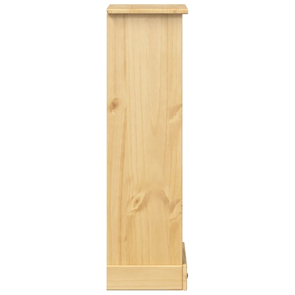 Libreria Corona 46x29x100 cm in Legno Massello di Pino 4002778