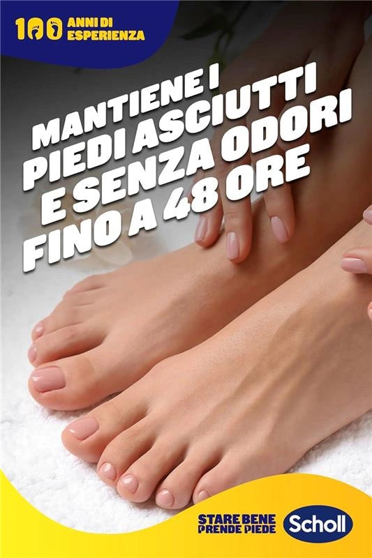 SCHOLL EXPERTCARE DEODORANTE PIEDI SPRAY TECNOLOGIA ATTIVA CONTROLLO ODORI ELIMINA CATTIVI ODORI PER 48H 150 ML