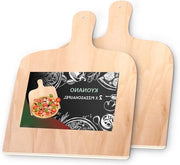 Schiacciapatate in legno - Set di schiaccia patate - 2 pezzi - 30x42cm - Betulla