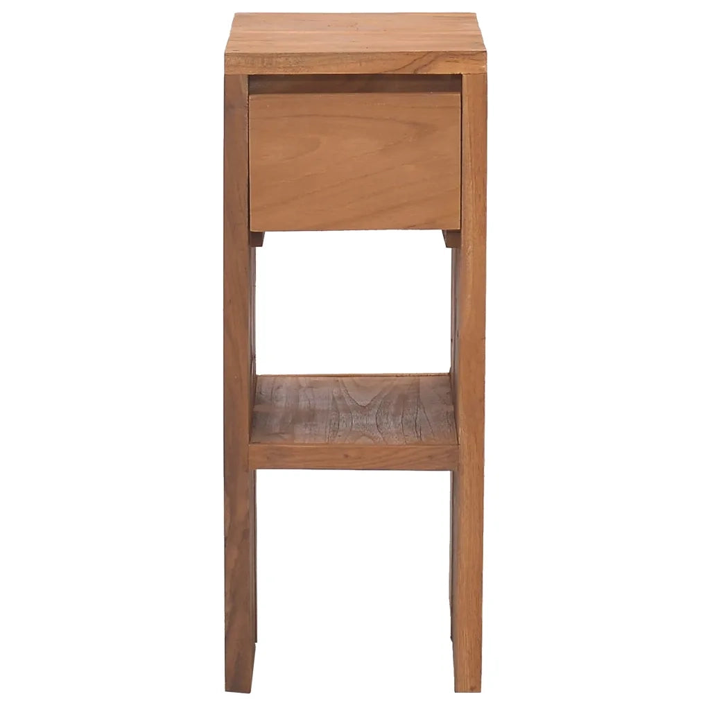 Comodino 20x35x50 cm in Legno Massello di Teak
