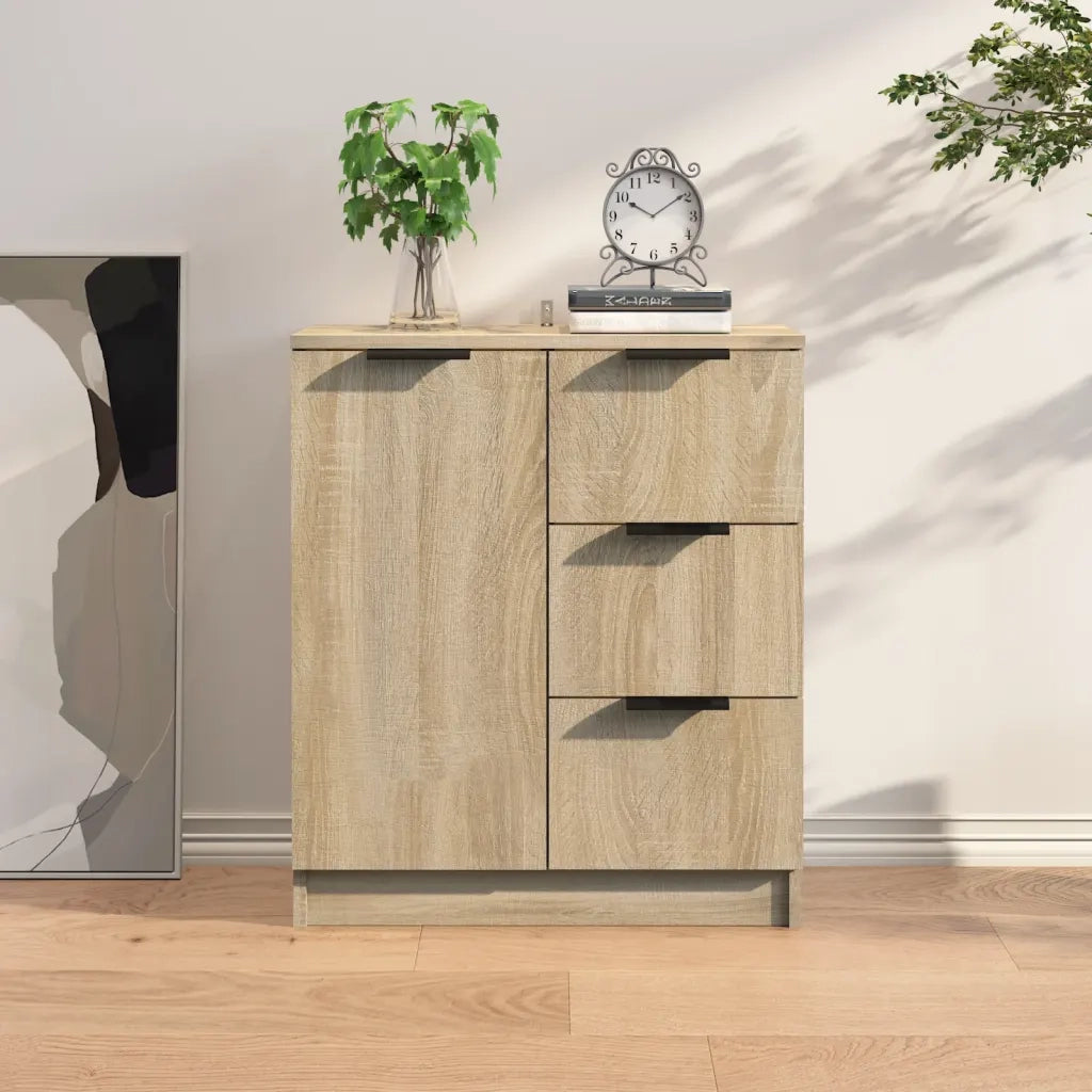 Credenza Rovere Sonoma 60x30x70 cm in Legno Multistrato 811082