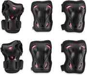 Set di Protezione per Skate per Donna - 3 pezzi con Protezioni Ginocchia e Gomiti
