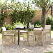 Set da Pranzo per Giardino 5 pcs Beige 3380662