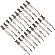 Clip per capelli professionale - 20 pezzi - Acciaio inossidabile - Design compatto - Klemme per capelli - Adatto per salone di bellezza - Clip per capelli