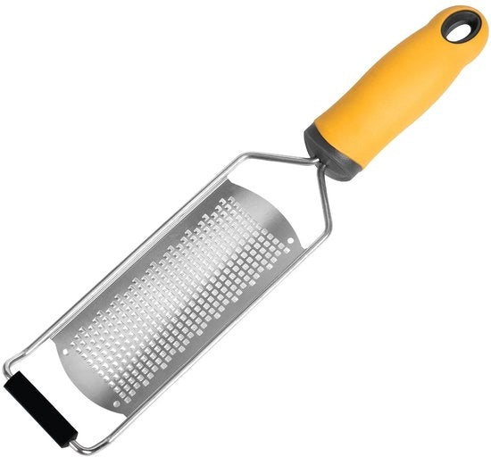 Raspante per Formaggio/Citronella 31 cm - Acciaio Inossidabile - Manico Antiscivolo - Raspante Fine per Formaggio/Citronella - Facile da Pulire - Resistenze ai Contaminanti