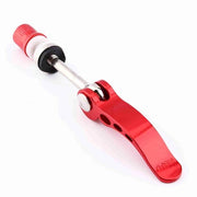 Ferramenta per fissaggio della sella - Serratura rapida - Sella - Alluminio - Forma di vite universale - Diametro dell'asse 5 mm - Lunghezza della maniglia 60 mm - Ferramenta per sella a clip
