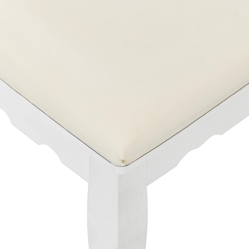 Toeletta Bianca 4 Cassetti Mobili Soggiorno Glam Design Camera Da Letto