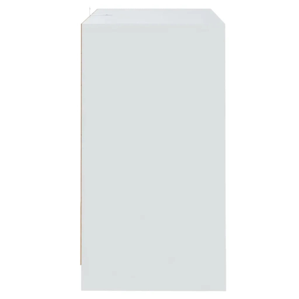 Credenze 2 pz Bianche 70x41x75 cm in Legno Multistrato cod mxl 19784