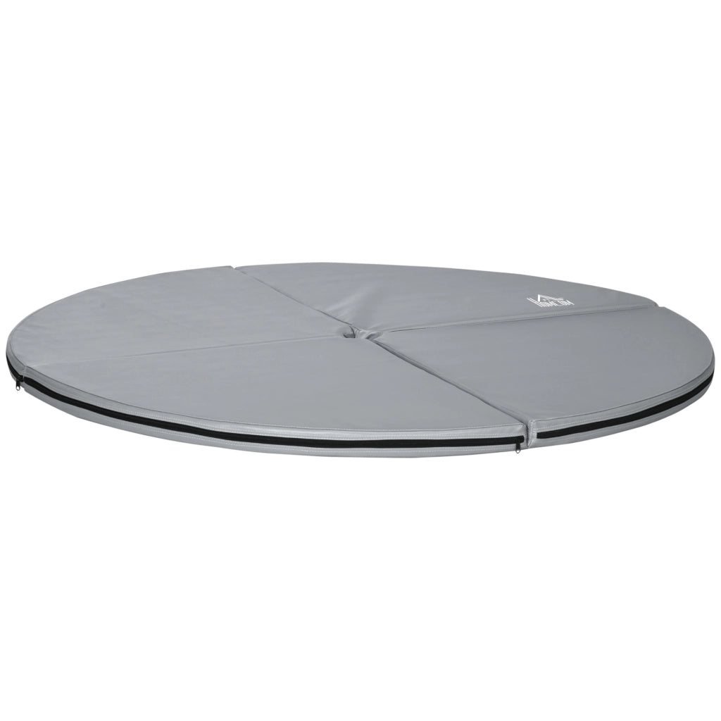 Tappetino Danza Pole Dance ¨C Xylo ¨C Rotondo 5cm Spessore Grigio Chiaro