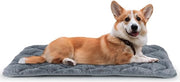 Cuscino per cani, soffice, coprente, lavabile, antiscivolo, asciugamano per cani, letto per cani per piccoli, medi e grandi cani, coperta, materasso per cani, colore grigio, 75 x 48 cm