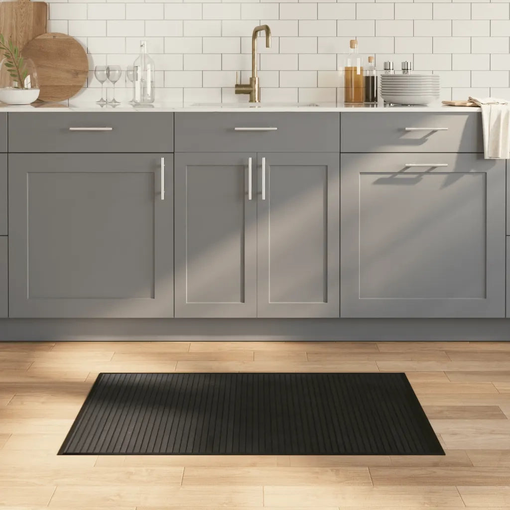 Tappeto Rettangolare Nero 60x100 cm in BambÃ¹