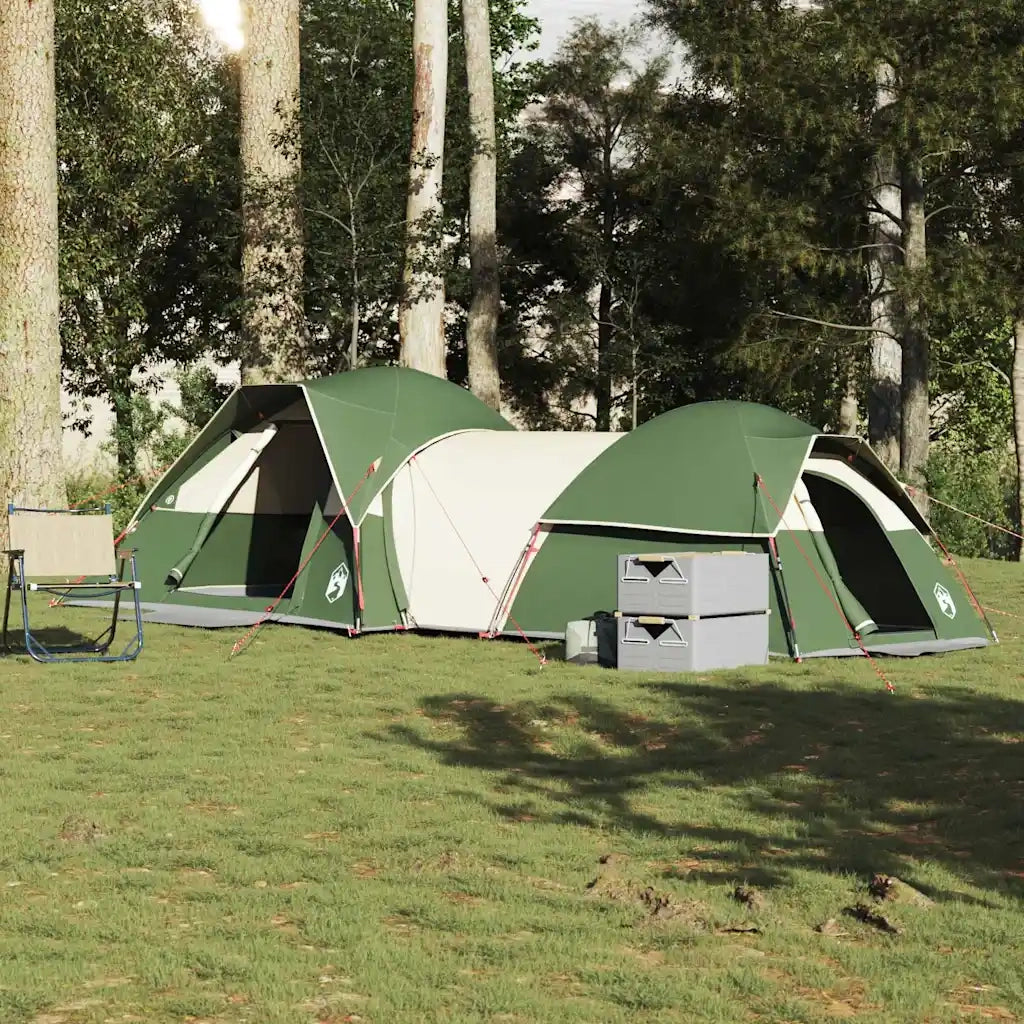Tenda da Campeggio per 5 Persone-Tenda per Famiglie Verde Impermeabile 329367