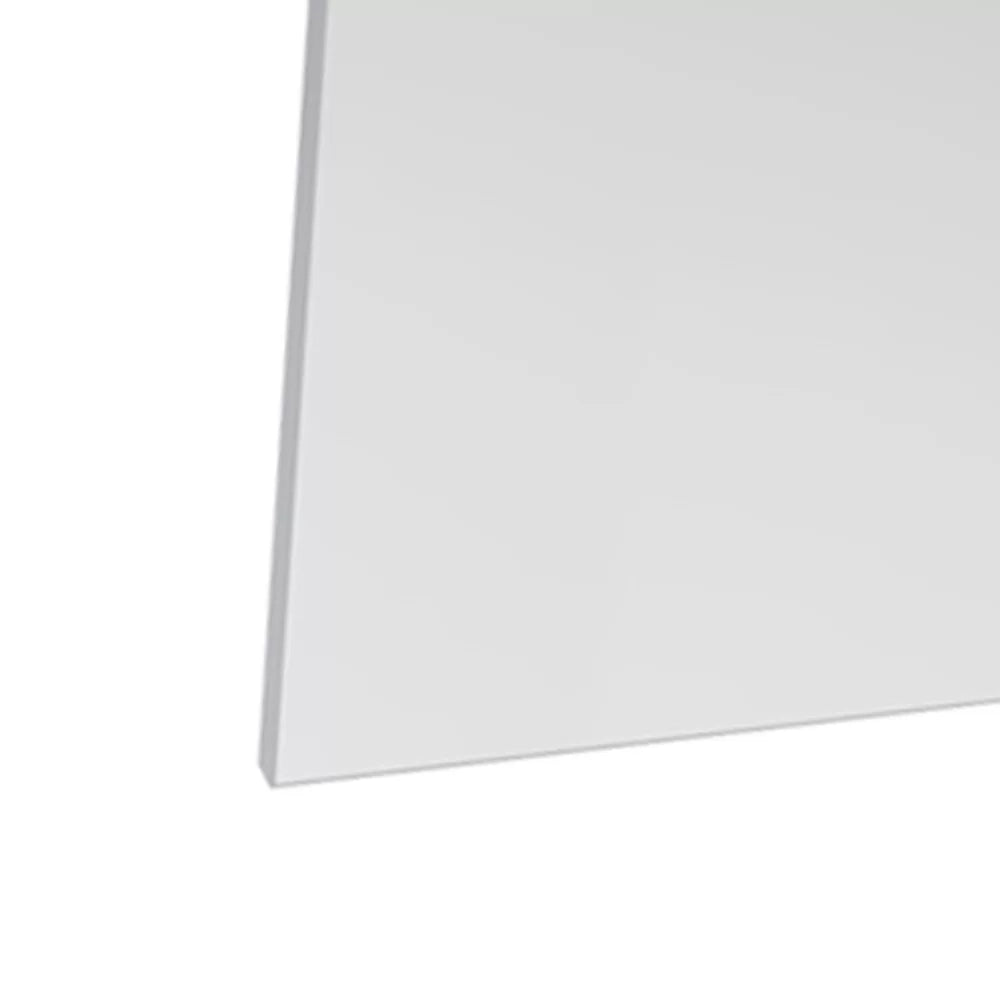 Specchio fisso da 60X65 cm cromo satinato