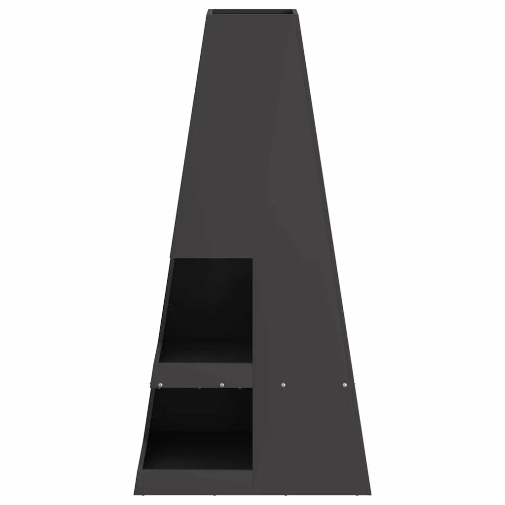 Focolare Nero 50 x 50 x 100 cm Acciaio CFW8108601